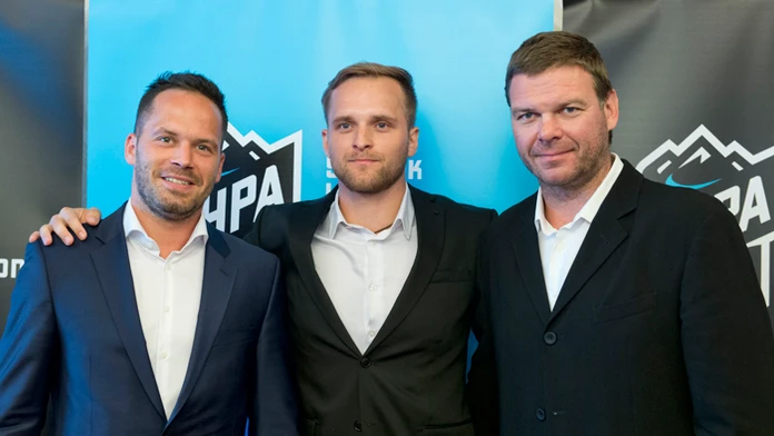 Na snímke sprava Jozef Stümpel, Rastislav Konečný a Dušan Pašek.
