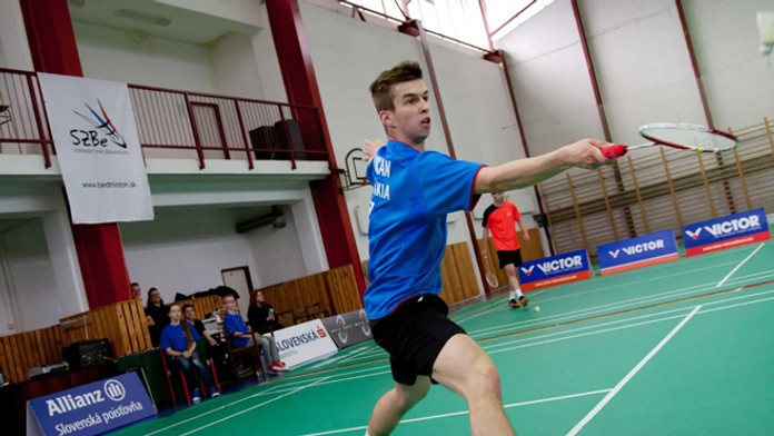 Bedmintonový reprezentant Matej Hliničan 