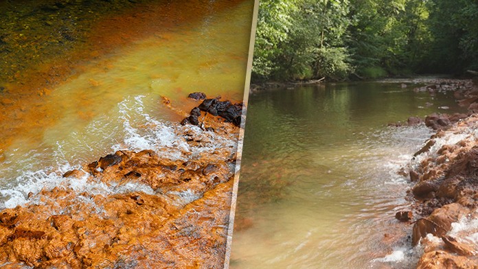 Obyvatelia obcí sa konečne dočkali pohľadu na čistú vodu. Takto vyzerala rieka Slaná po prečerpávacej skúške