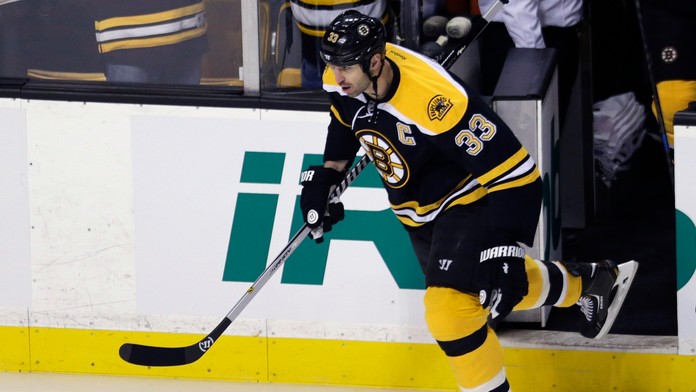 Zdeno Chára v drese Boston Bruins