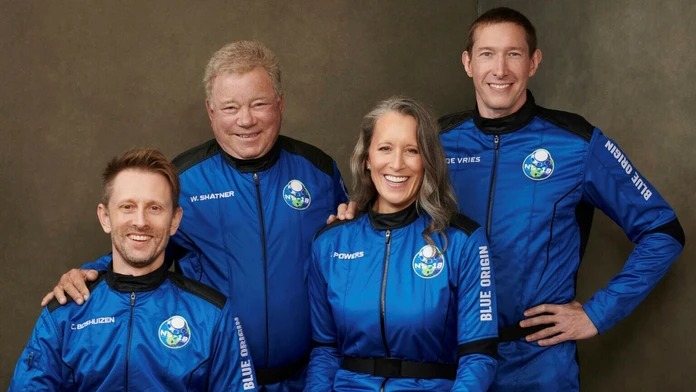 Na snímke zľava zľava Chris Boshuizen, William Shatner, Audrey Powersová a Glen de Vries.