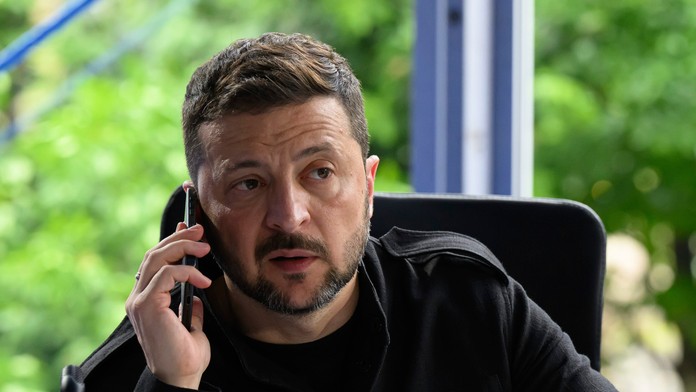 Ukrajinský prezident Volodymyr Zelenskyj.