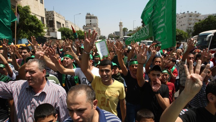 Protesty v Egypte, styri prsty