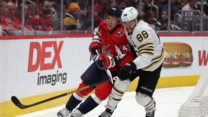 Martin Fehérváry a David Pastrňák