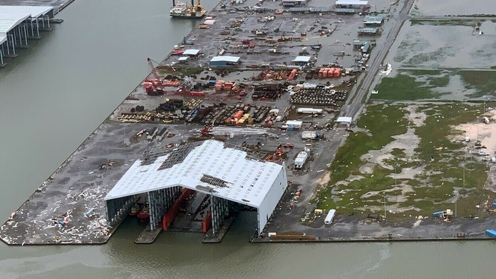 Hurikán Ida zasiahla prístav Port Fourchon