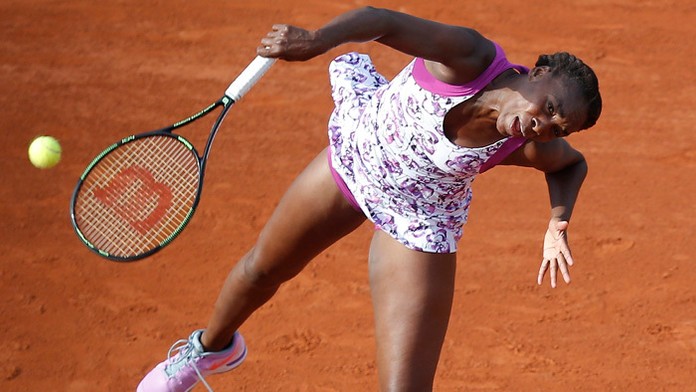 Venus Williamsová na Roland Garros.