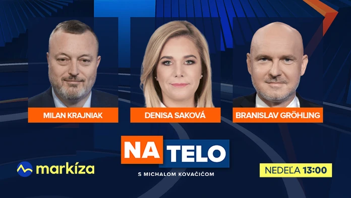Hosťami Na telo budú Milan Krajniak, Denisa Saková a Branislav Gröhling