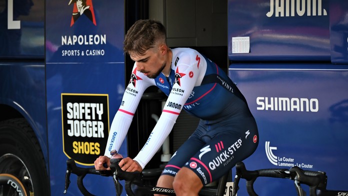 Martin Svrček na štarte Okolo Slovenska 2022.