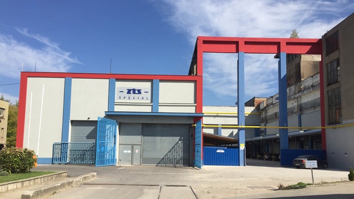 Priemyselný areál v Dubnici nad Váhom.