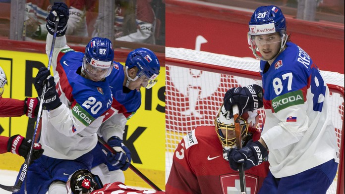 Ešte šťastie, že Regenda má veľkú hlavu. Slafkovského zaskočil v zápase proti Švajčiarom nečakaný problém