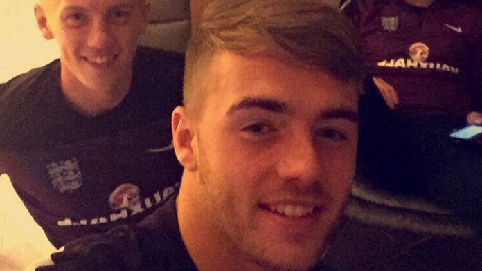 Hráč Arsenalu Calum Chambers.