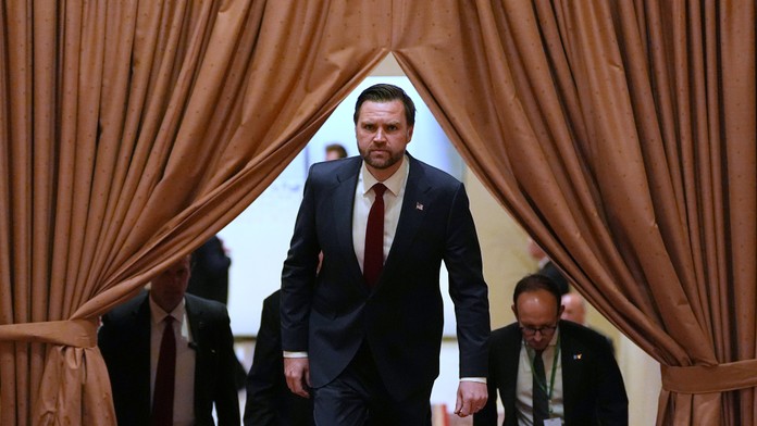 Na snímke viceprezident USA J. D. Vance.