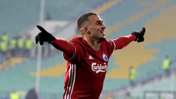 Na archívnej snímke hráč Kodane Youssef Toutouh.