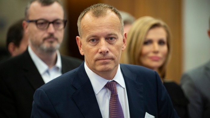 Rebecca Šramková a kapitán slovenského tímu Matej Lipták.