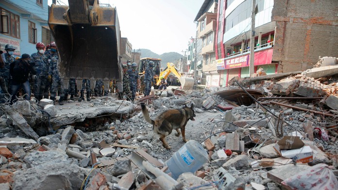 Silné zemetrasenie v Nepále.