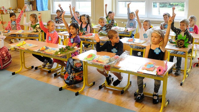 Prvý školský deň.