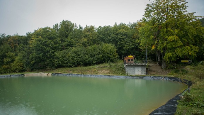 Ilustračná snímka - jazierko nad obcou Turecká pri Banskej Bystrici.