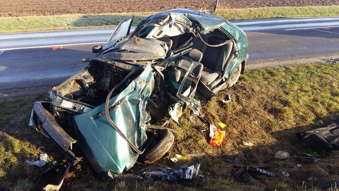 Škoda Felícia po nehode