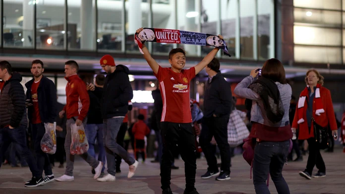Fanúšikovia Manchestru United.