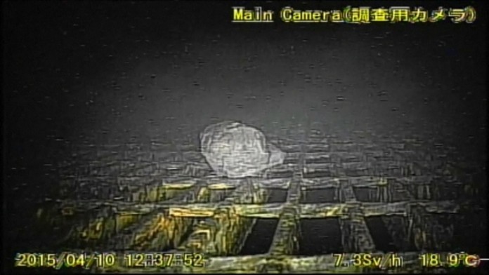 Zábery z roztopeného reaktora vo Fukushime