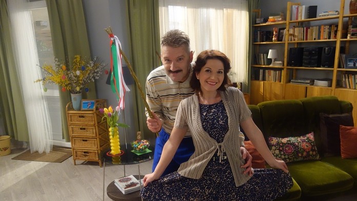 Takto nám veľkonočne zapózovali Viki s Andym