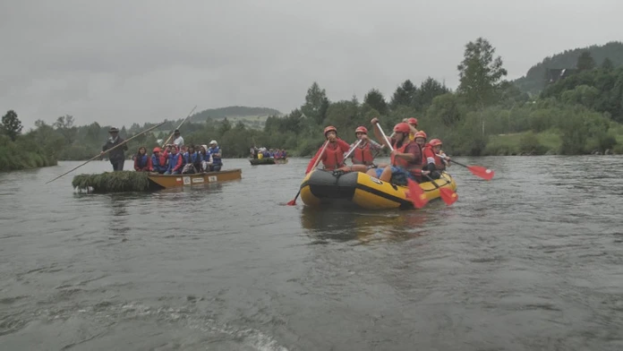 Splav Dunajca.