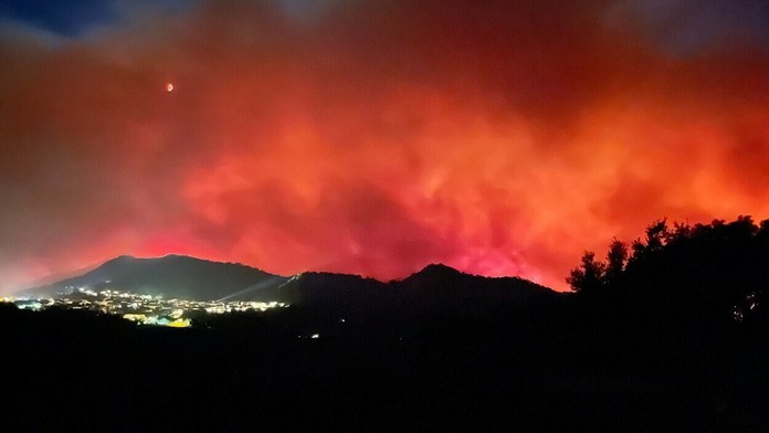 Požiar na juhu Francúzska