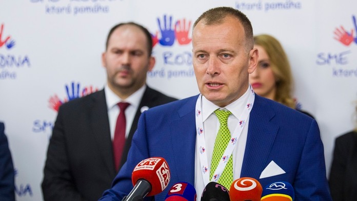 Predseda hnutia Sme rodina Boris Kollár