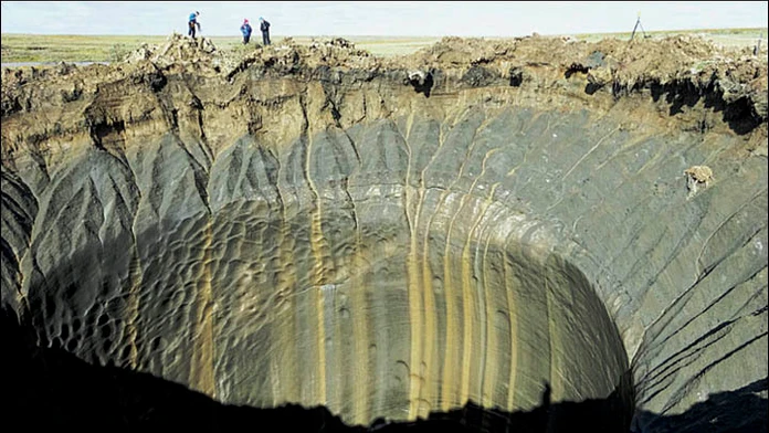 Obrovská diera na Sibíri 