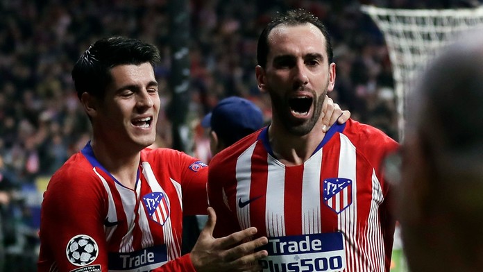 Fanúšikovia Atlética Madrid oslavujú triumf v prvom osemfinále LM proti Juventusu Turín.