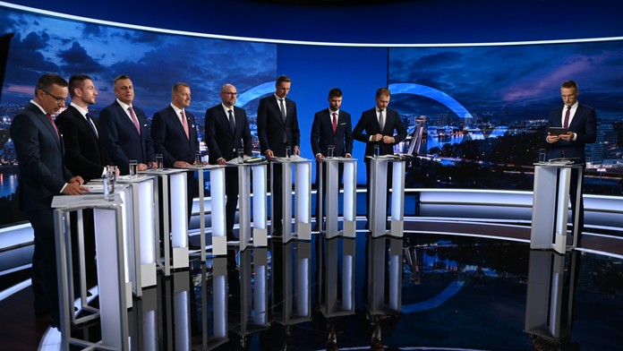 Účastníci predvolebnej diskusie - 25. 9. 2023