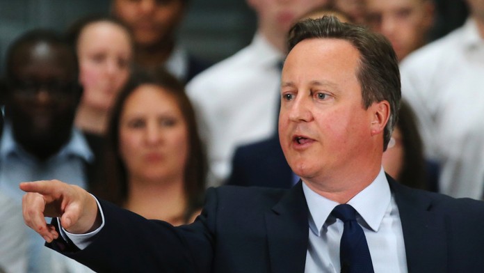 Britský premiér David Cameron