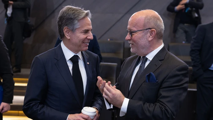 Antony Blinken a Rastislav Káčer.