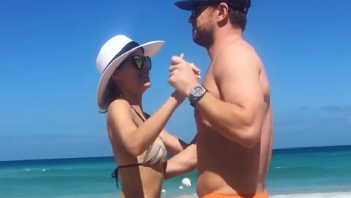 Ivana Surovcová a Marián Gáborík. 