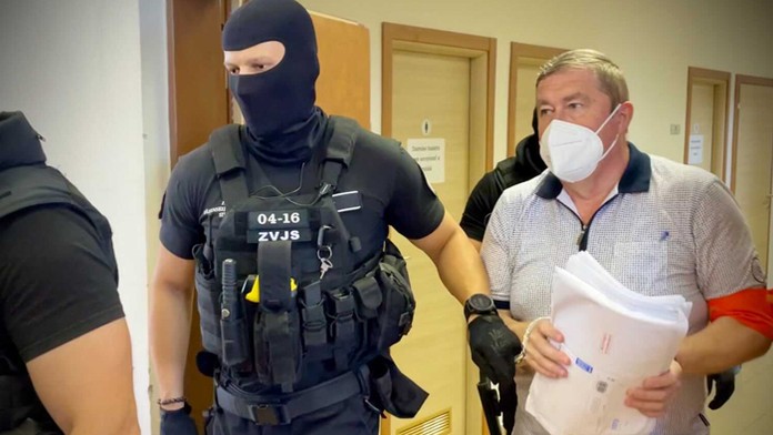 Dušan Kováčik na súde.