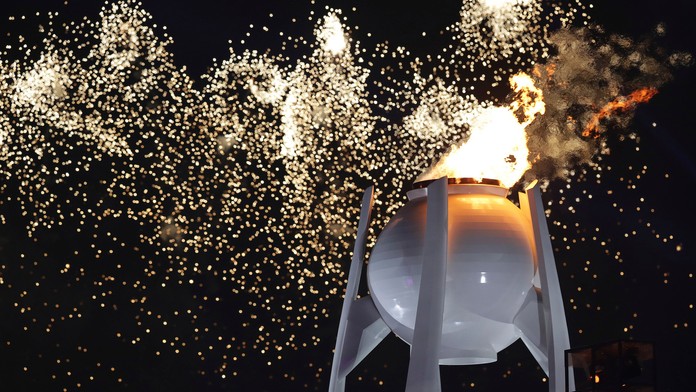 Otvárací ceremoniál ZOH 2018. 