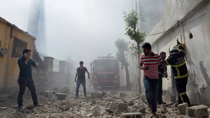 Raketa vystrelená zo Sýrie zasiahla dnes turecké pohraničné mesto Kilis.
