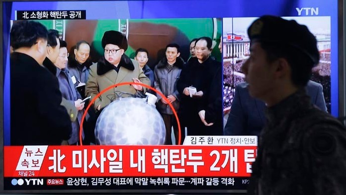 Severokórejský vodca Kim Čong-un.