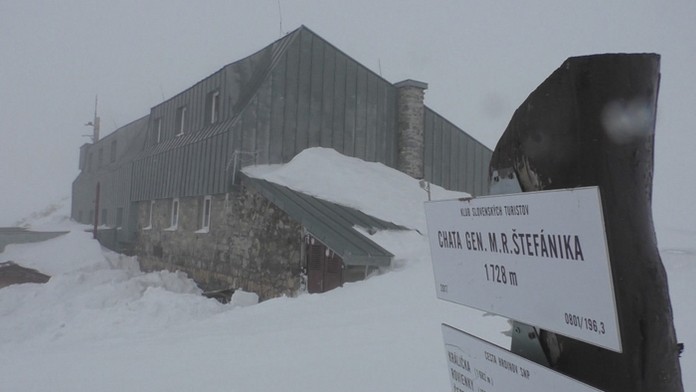 Chata gen. M. R. Štefánika pod Ďumbierom.
