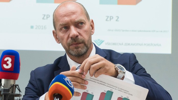 Predseda predstavenstva a generálny riaditeľ VšZP Miroslav Kočan. 