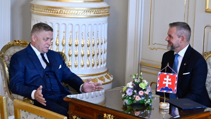 Peter Pellegrini a Robert Fico.