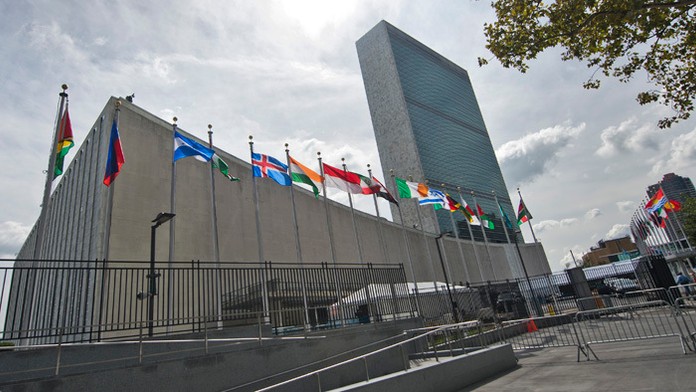 Sídlo Organizácie spojených národov v New Yorku.