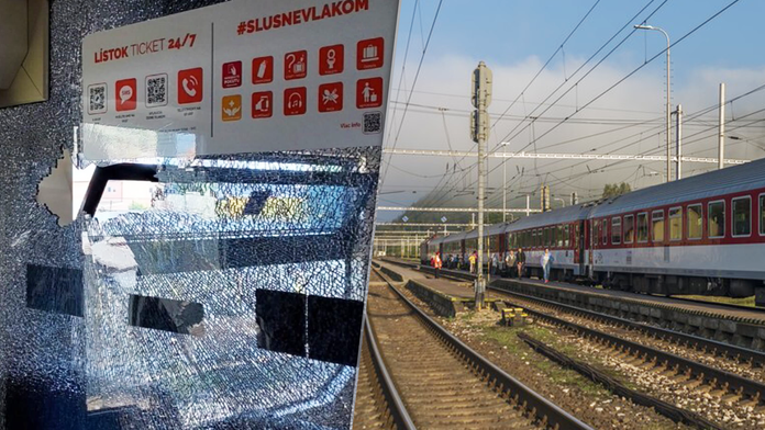 Vandalizmus vo vlaku. Ilustračná snímka. 