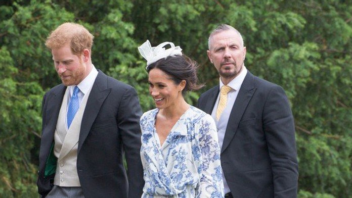 Meghan Markle spolu s princom Harrym na svadbe.