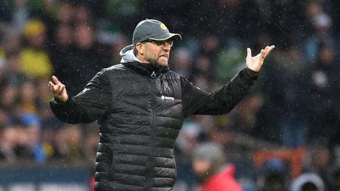 Tréner Jürgen Klopp na archívnej snímke.