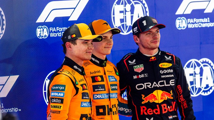 Trojica najlepších pilotov sezóny.