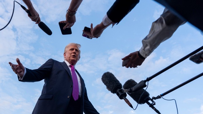 Na snímke americký prezident Donald Trump.