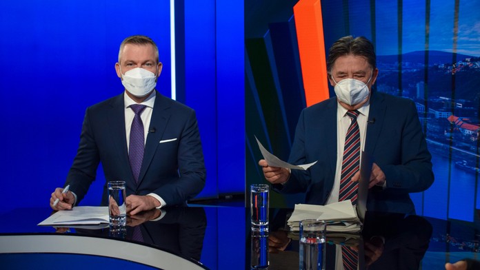 Peter Pellegrini a Ján Budaj v Na telo.