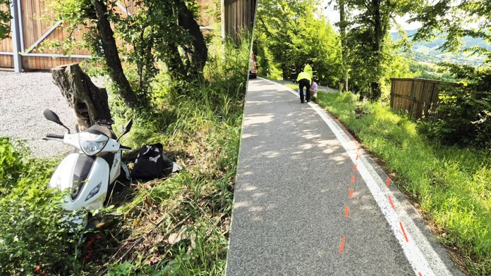 Motocyklista (†47) pri Banskej Štiavnici zrejme nezvládol riadenie: Utrpel zranenia nezlučiteľné so životom