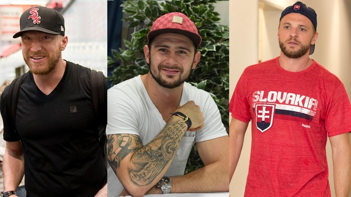 Marián Hossa, Tomáš Tatar, Marián Gáborík